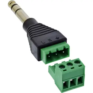 Cable gender changer InLine 92504L — audio/video adapter, model 92504L