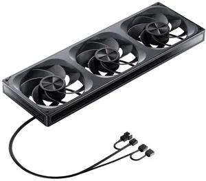 Case Fans Jonsbo ZA-420BR PWM Reverse ARGB — 3×140 mm, black