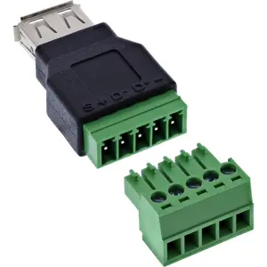 Gender changer adapter InLine 92504B — connector type not specified
