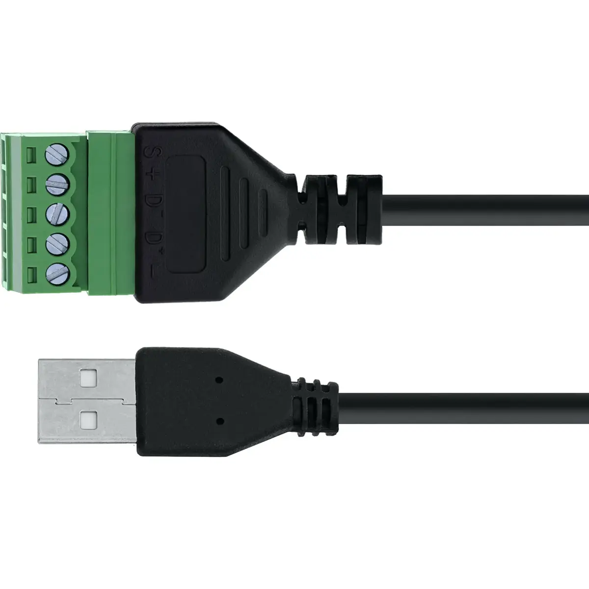InLine 92504G USB-A to 5-Pin Terminal Block Connector Photo 2
