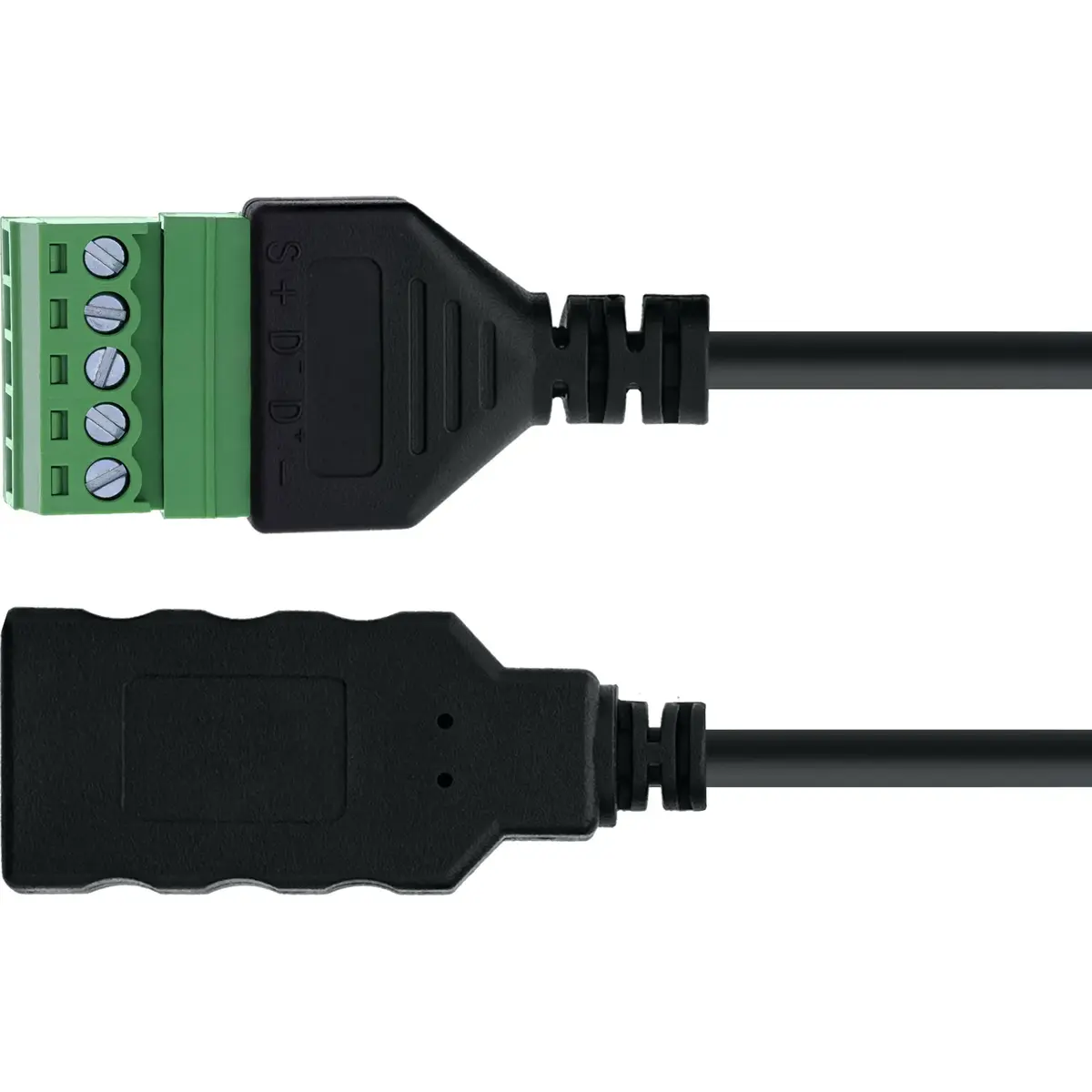 InLine 92504H USB-A to 5-Pin Terminal Block Connector Photo 2