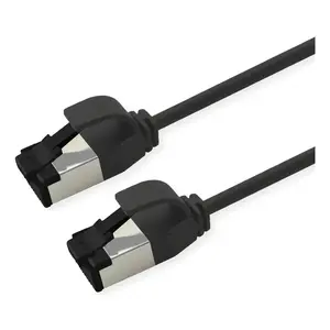 Патч‑кабель Ethernet ROLINE 21.15.3265 Cat8.1 U/FTP (STP) 2 м, RJ-45, чёрный