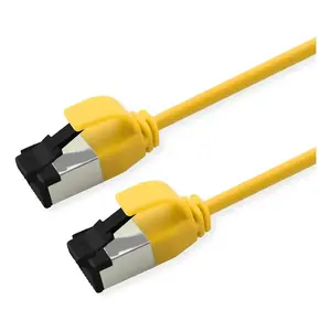 Сетевой патч-кабель ROLINE 21.15.3234 Желтый 1.5 м Cat8.1 U/FTP (STP) RJ-45–RJ-45
