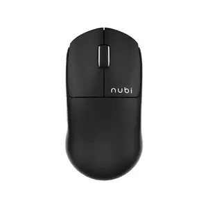 Bezvadu pele Nubi NM1 — melna, kompakta optiskā, ar USB uztvērēju
