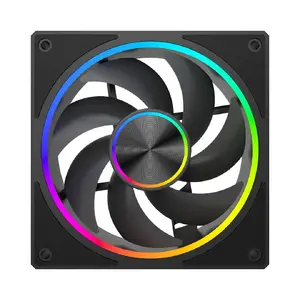 Cooling fan MODECOM VOLCANO LOOP 120 ARGB, 120 mm, PWM, 400–1400 RPM, Black