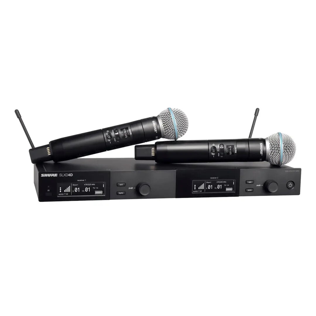 Bezvadu rokas mikrofona sistēma Shure SLXD24DE/B58‑G59