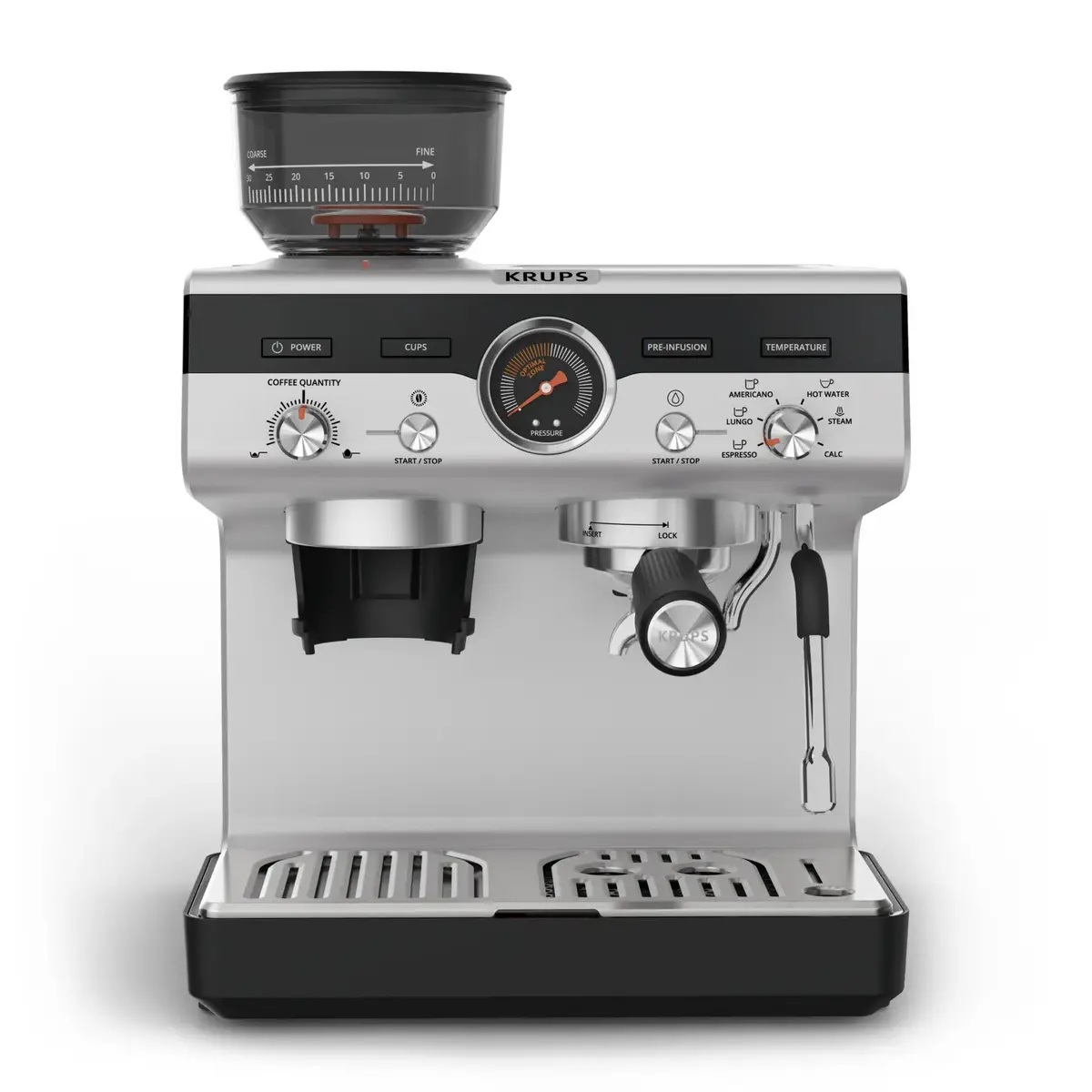 KRUPS XP801T semi‑auto espresso machine Photo 3