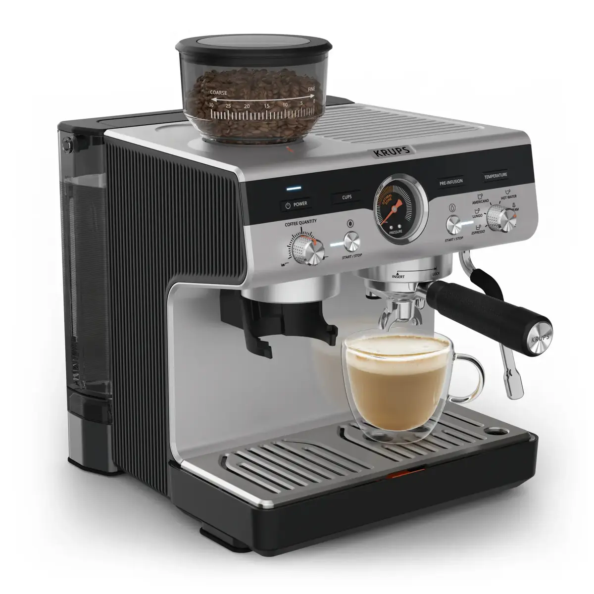 KRUPS XP801T semi‑auto espresso machine Photo 4
