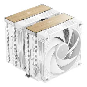 Procesora dzesētājs DeepCool AK620 G2 WH, 120 mm ventilators, atbalsta LGA1700/1200/115x un AM4/AM5, balts