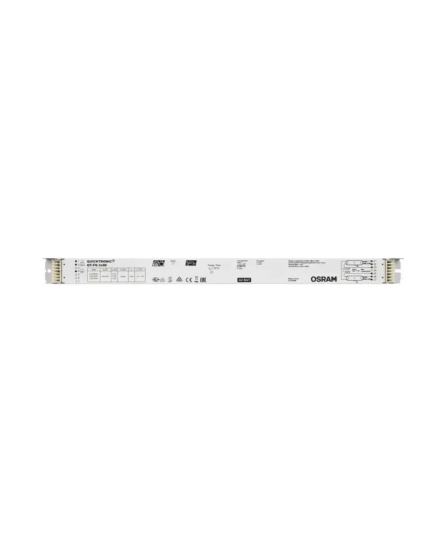 Osram QT-FQ 2x80 230-240V Quicktronic flat ballast Photo 2