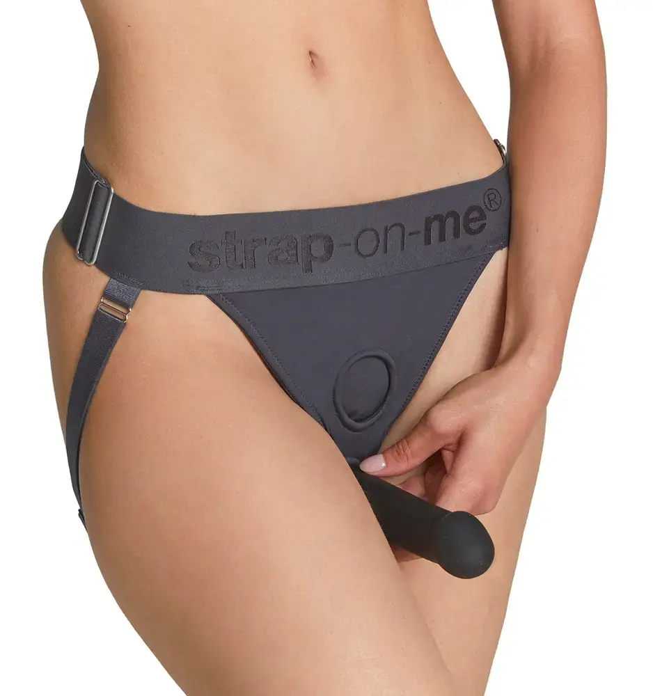 Пояс-гартер Strap-on-me One Size Серый Photo 2