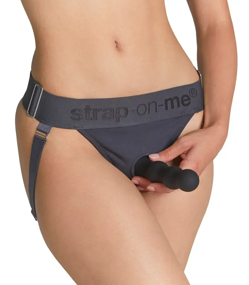 Пояс-гартер Strap-on-me One Size Серый Photo 3