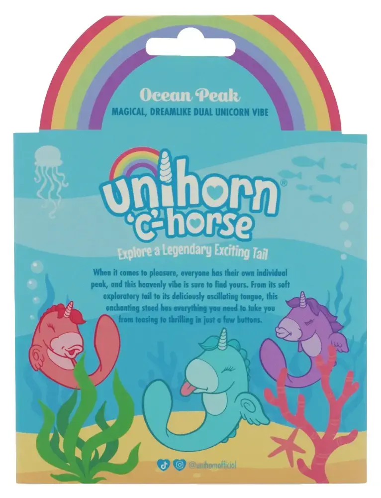 Unihorn C-Horse Ocean Peak двойной силиконовый вибратор Photo 10