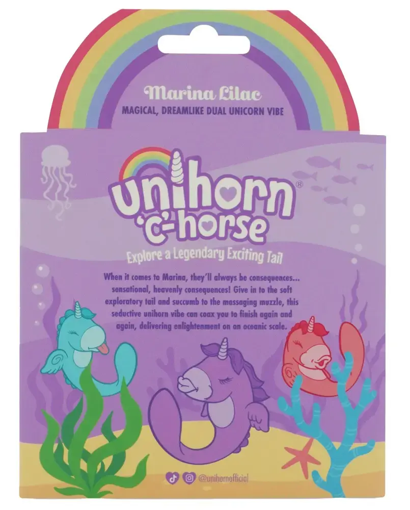 Unihorn C-Horse Marina Lilac — kompakts silikona vibrators Photo 10