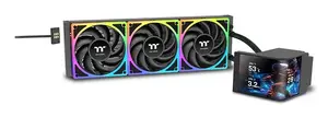 Thermaltake MAGCurve 360 Ultra AIO Liquid CPU Cooler with ARGB Fans, 360mm Radiator, Black