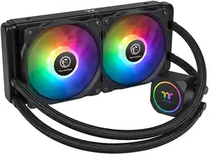Liquid CPU Cooler THERMALTAKE TH240 V3 ARGB Sync AIO Black, model CL-W465-PL12SW-A