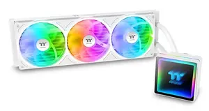Thermaltake TH360 V3 ARGB All-in-One Liquid CPU Cooler, 360mm, White