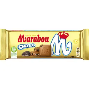 Milk chocolate bar Marabou Oreo 170 g