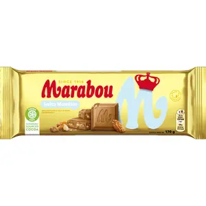 Milk chocolate bar Marabou with salted almonds 170 g
