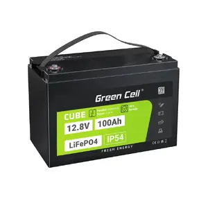 UPS battery Green Cell LFPGC12V100AH Lithium Iron Phosphate LiFePO4 12.8 V 100 Ah IP54 12 kg