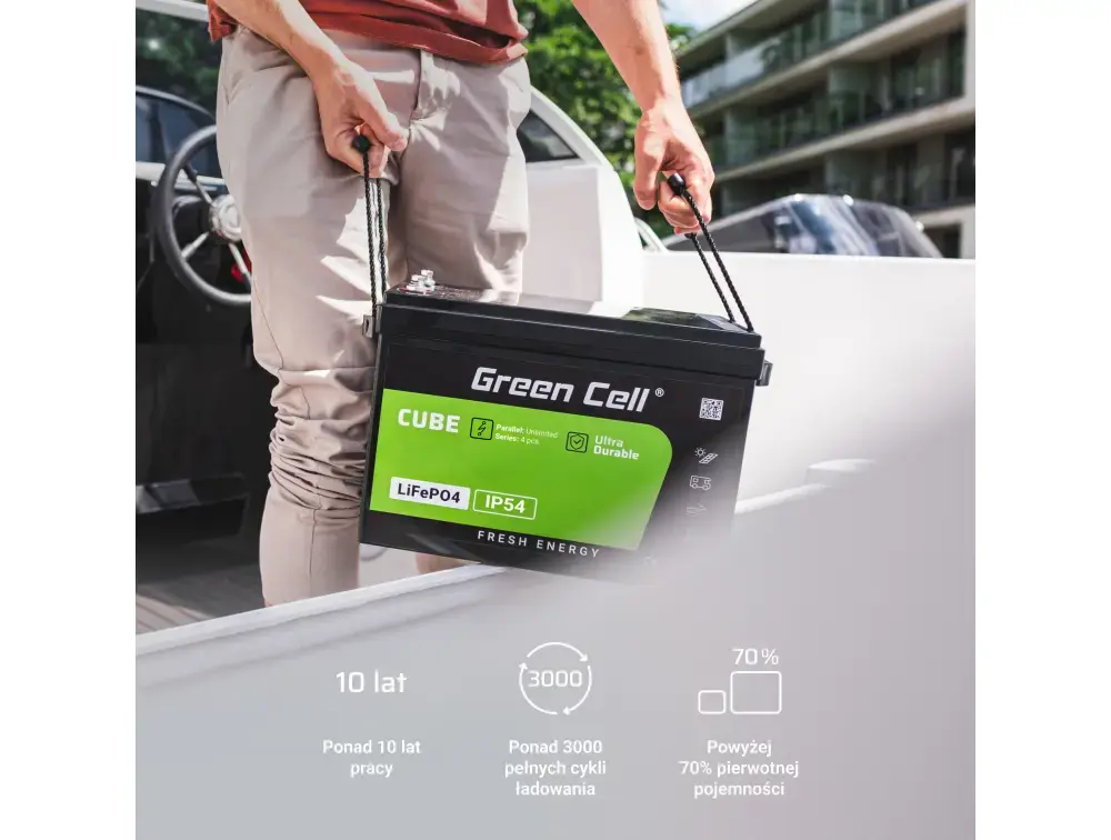 Green Cell LFPGC12V100AH UPS battery 12.8 V 100 Ah Photo 10