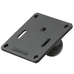Mounting plate Brodit RAM Mounts 75x75mm VESA plate with 3.81 cm ball, aluminium, black