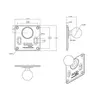 VESA plate Brodit RAM Mounts 75x75mm with 3.81 cm ball Photo 4