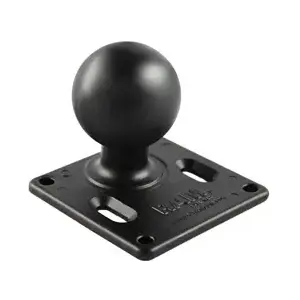 VESA plate RAM Mounts 75x75 mm with 1" ball, black, model RAM-D-2461U, 317 g