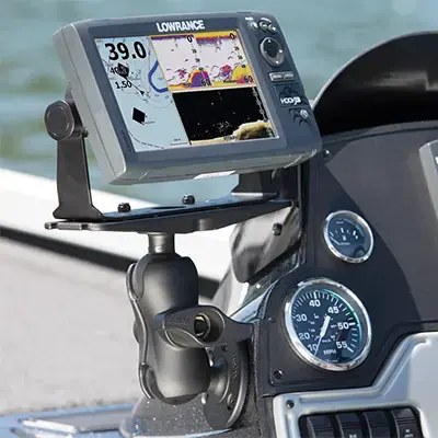 RAM Mounts Large Marine Electronics Mount Photo 4