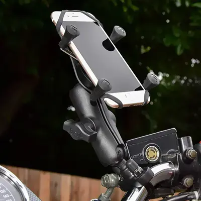 RAM Mounts X-Grip phone mount with handlebar U-bolt Photo 3