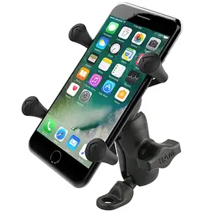 Phone mount RAM Mounts X-Grip with 9mm angled bolt head adapter, passive holder, black