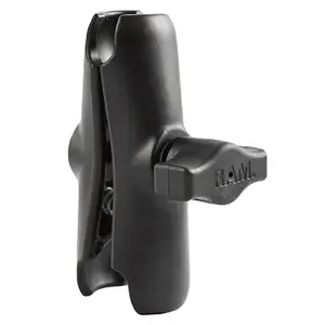 Double socket arm RAM Mounts RAM-B-201U, black, height 94.7 mm, weight 140.6 g
