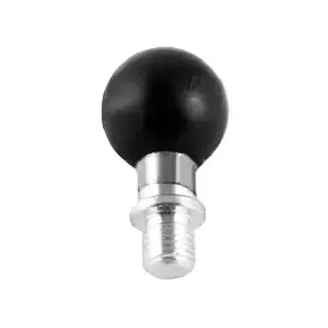 Ball adapter mount RAM Mounts M10 x 1.5 threaded post, ball adapter, black/silver, 36.28 g