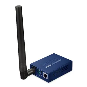 Сетевой мост PLANET HLB-100-EU868 802.11ah HaLow, внешняя антенна, настенный монтаж, синий, 94×70.3×26.2 мм