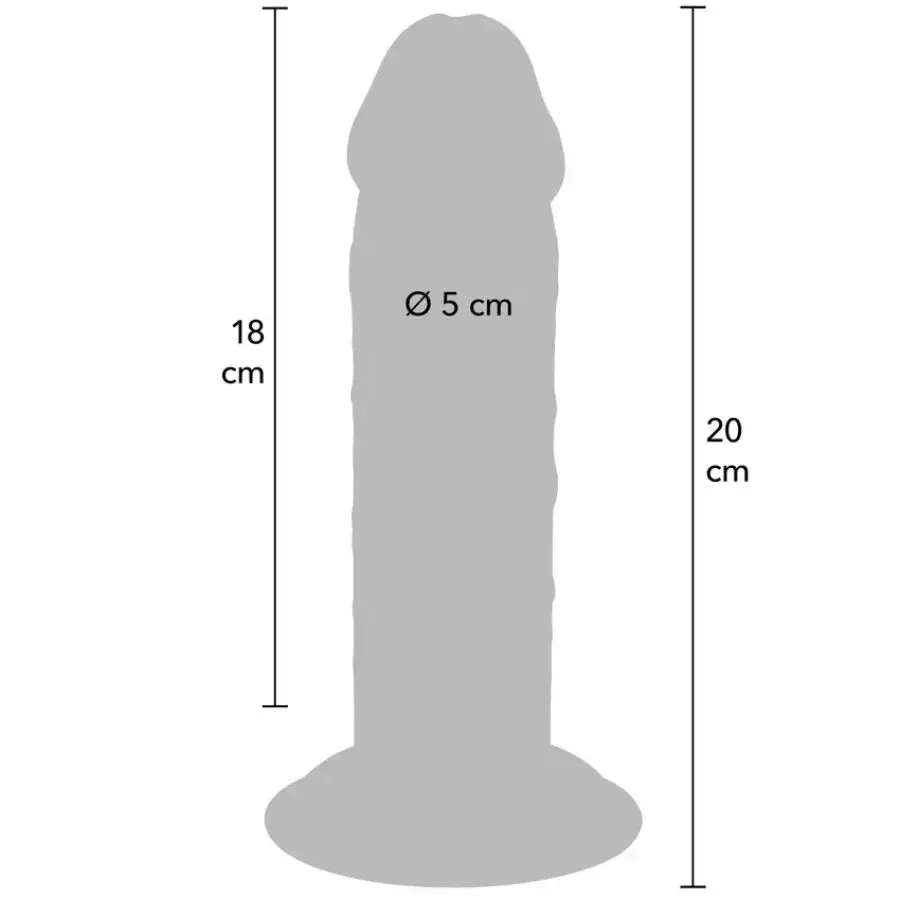 TPE dildo GET REAL Deluxe 20 cm Photo 4
