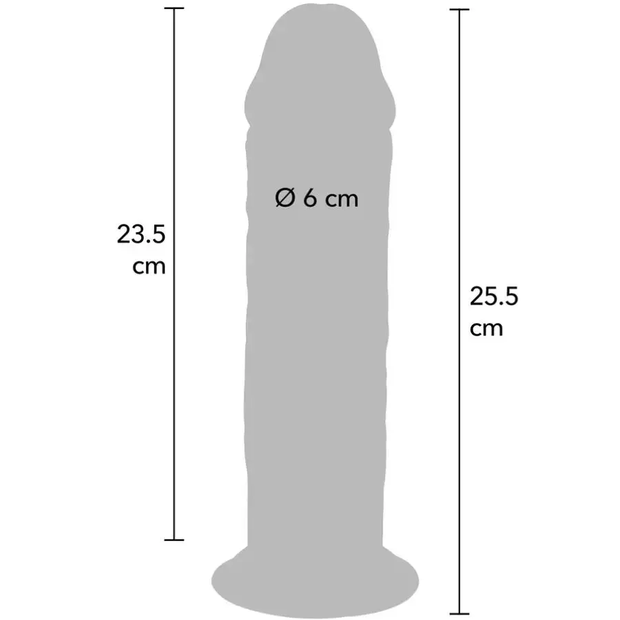 GET REAL DELUXE TPE dildo 25.5 cm Photo 4