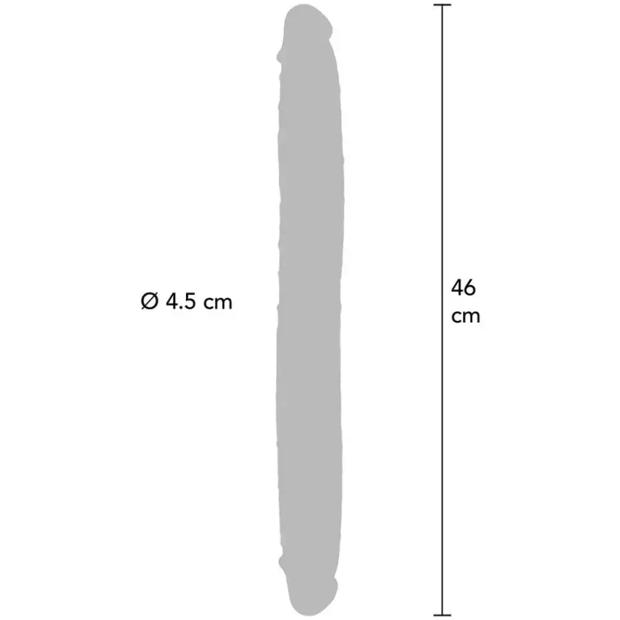 GET REAL double-ended silicone dildo D-244991 46 cm Photo 3