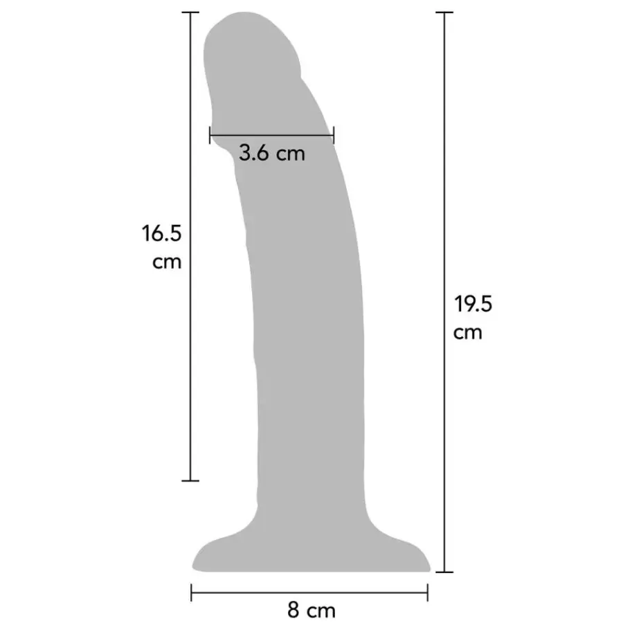Vibrating silicone dildo GET REAL D-244987 Photo 3
