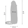Penis sleeve GET REAL Hydrated Skin 16 cm Photo 4
