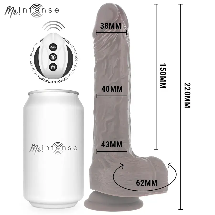 Realistic multifunction dildo mr. intense 22 cm Photo 2
