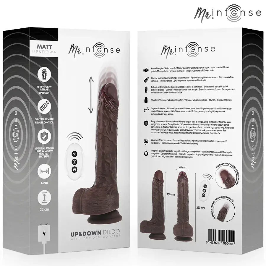 Realistic multifunction dildo mr. intense 22 cm Photo 6