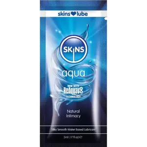 Водная личная смазка SKINS одноразовая флакон 5 мл