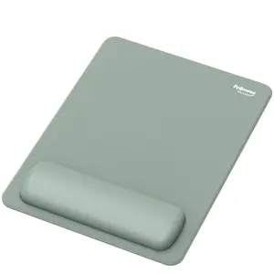 Fellowes Breyta XL Mouse Mat Wrist Rest Sage Ergonomic XL Mouse Pad with Antibacterial Protection