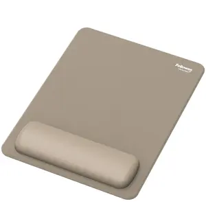 Mouse pad Fellowes Breyta 100142564 — Sand, 280×210 mm, wrist rest