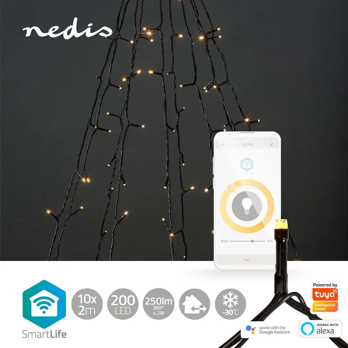 Nedis WIFILXT01W200 light decoration chain Photo 9
