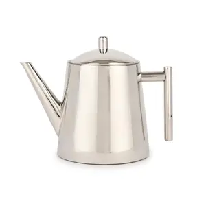 Электрический чайник La Cafetiere GB40LCTP1500 1.5 л, с сеткой-фильтром, полированное серебро