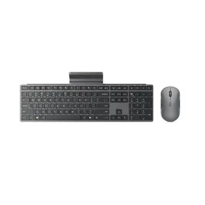 Wireless keyboard and mouse set Lenovo 700 Modern Multi-Device — US English layout, Bluetooth, Luna Grey