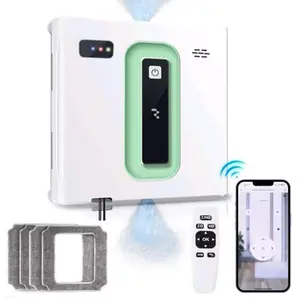 Window vacuum cleaning robot Riff HCR-21 72W, 100–240V, 3 modes, 4 cleaning cloths, remote control