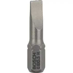 Screwdriver bit set Bosch 2607001461 – extra hard, 3 pcs, slot 5.5 mm, length 25 mm, 1/4" (6.35 mm) hex shank
