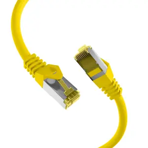 Patch cable EFB Elektronik Cat6a S/FTP (S‑STP) Yellow 0.15 m RJ‑45–RJ‑45